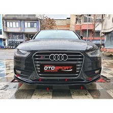 OtoSport Audi Sport A4 B8.5 Ön Lip Fiberglass Boyasız
