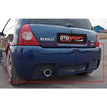 OtoSport Renault Clio 2 Rs Arka Tampon Fiberglass Boyasız