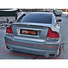 OtoSport Volvo S60 Arka Ek Çift Çıkış Fiberglass Boyasız