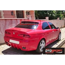 OtoSport Alfa 156 Cam Üstü Spoyler Fiberglass Boyasız