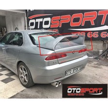 OtoSport Alfa 156 Makyajlı Kasa Yüksek Spoyler Fiberglass Boyasız