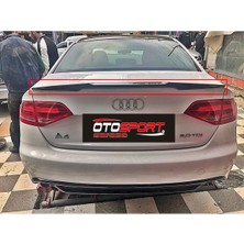 OtoSport Audi A4 Yarasa Spoyler Fiberglass Boyasız