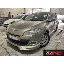 OtoSport Renault Megane 3 Hb Ön Tampon Eki Fiberglass Boyasız