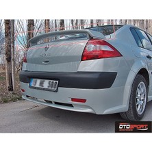 OtoSport Renault Megane 2 Sedan Ayaklı Spoyler Fiberglass Boyasız