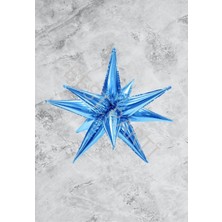 Best Parti Mavi Renk Kutup Yıldızı Folyo Balon 60 cm