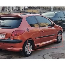 OtoSport Peugeot 206 Tek Kapı Marşpiyel Fiberglass Boyasız