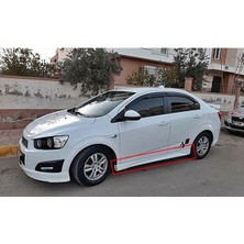 OtoSport Chevrolet Aveo Sedan Marşpiyel Takımı Sağ Sol Fiberglass Boyasız