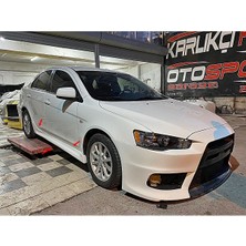 OtoSport Mitsubishi Lancer Uyumlu Evo Marşpiyel Sağ Sol Takım Fiberglass Boyasız