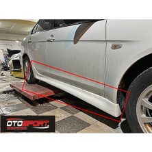 OtoSport Mitsubishi Lancer Uyumlu Evo Marşpiyel Sağ Sol Takım Fiberglass Boyasız