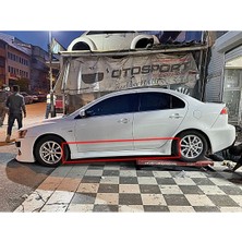 OtoSport Mitsubishi Lancer Uyumlu Evo Marşpiyel Sağ Sol Takım Fiberglass Boyasız