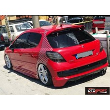 OtoSport Peugeot 207 Spoyler Fiberglass Boyasız