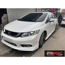OtoSport Honda Civic Fb7 Ön Tampon Eki Fiberglass Boyasız
