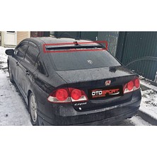 OtoSport Honda Civic Fd6 Cam Üstü Spoyler Fiberglass Boyasız