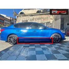OtoSport Ford Focus 4 Marşpiyel Sağ Sol Takım Fiberglass Boyasız