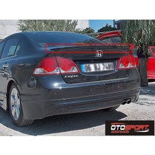 OtoSport Honda Civic Fd6 Spoyler Fiberglass Boyasız