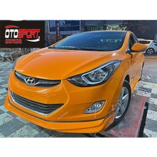 OtoSport Hyundai Elantra Ön Tampon Eki (2011-2015) Fiberglass Boyasız