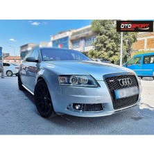 OtoSport Audi A6 C6 Sline Marşpiyel Sağ Sol Takım Fiberglass Boyasız