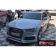 OtoSport Audi A6 Sline Ön Lip Fiberglass Boyasız