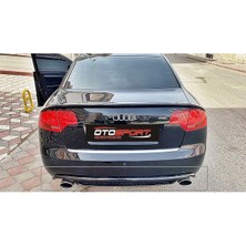 OtoSport Audi A4 B7 Sline Difüzör Fiberglass Boyasız