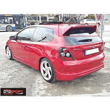 OtoSport Honda Civic Ep3 Typer Spoyler Fiberglass Boyasız