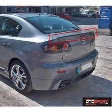 OtoSport Mazda 3 Ince Spoyler Fiberglass Boyasız