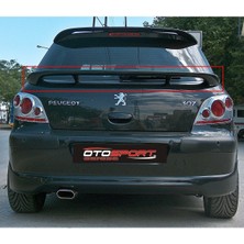 OtoSport Peugeot 307 Cam Altı Spoyler Fiberglass Boyasız