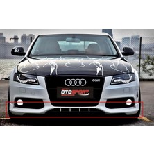 OtoSport Audi A4 B8 Ön Tampon Eki Fiberglass Boyasız