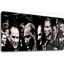 Decorita Cam Tablo | Atatürk Serisi | Karma Atatürk | 40CM x 80CM