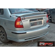 OtoSport Hyundai Accent Milenyum Işıklı Spoyler Fiberglass Boyasız