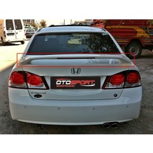 OtoSport Honda Civic Fd6 Işıklı Spoyler Fiberglass Boyasız