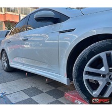 OtoSport Renault Megane 4 Sedan Marşpiyel Sağ Sol Takım Fiberglass Boyasız