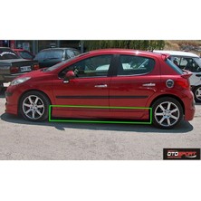 OtoSport Peugeot 207 Marşpiyel Sağ Sol Takım Fiberglass Boyasız