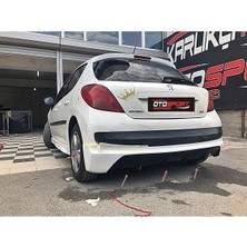 OtoSport Peugeot 207 Arka Tampon Eki Fiberglass Boyasız