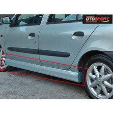 OtoSport Renault Clio 2 Marşpiyel Sağ Sol Takım Fiberglass Boyasız