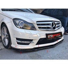 OtoSport Mercedes W204 Ön Lip Fiberglass Boyasız
