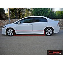 OtoSport Honda Civic Fd6 Marşpiyel Sağ Sol Takım Fiberglass Boyasız