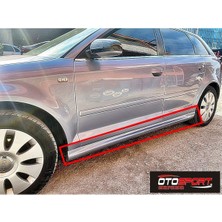 OtoSport Audi A3 8p 4 Kapı Marşpiyel Sağ Sol Takım Fiberglass Boyasız