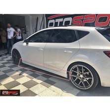 OtoSport Seat Leon 3 - 3.5 Marşpiyel Sağ Sol Takım Fiberglass Boyasız