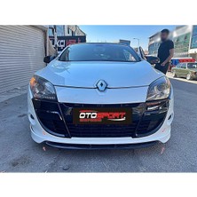 OtoSport Renault Megane 3 Coupe Faz 2 Ön Tampon Eki Fiberglass Boyasız