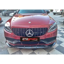 OtoSport Mercedes W205 C Coupe Ön Lip Fiberglass Boyasız
