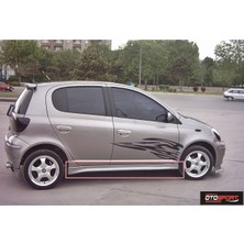 OtoSport Toyota Yaris Marşpiyel Sağ Sol Takım Fiberglass Boyasız