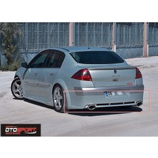 OtoSport Renault Megane 2 Sedan Arka Tampon Eki Fiberglass Boyasız
