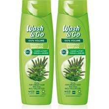 Wash & Go Wash&go Bitki Özlü Şampuan 360 ml X2 Adet