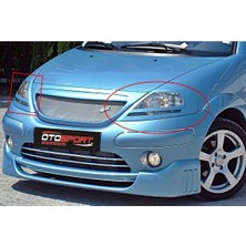 OtoSport Citroen C3 Far Maskesi - Far Kaşı Fiberglass Boyasız