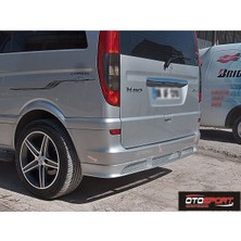OtoSport Mercedes Vito 2 Kısa Şase Arka Telli Tampon Eki Fiberglass Boyasız