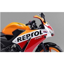 Moto Express Honda CBR250R 2014-2017 Sağ Büyük Repsol Yazısı Etiketi Stickeri A