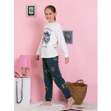 Elmas Kids Pamuklu Kız Çocuk Pijama Takımı