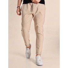 Off Beat Bel Bağlamalı Duble Paça Erkek Jogger Pantolon