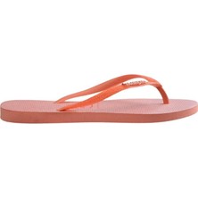 Havaianas Slim Glitter Iridescent Peach Rose Kadın Şeftali Terlik