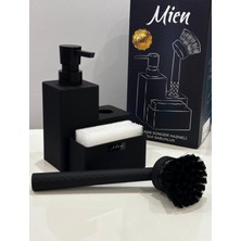 Ekinci Home Ekincihome Hazneli Süngerli Sıvı Sabunluk Siyah